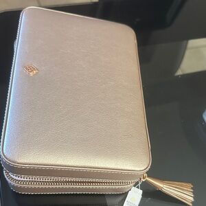 Kendra Scott Metallic Cosmetic Bag